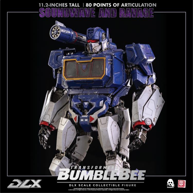 Threezero Transformers: Bumblebee DLX Scale Collectible Series Soundwave and Ravage