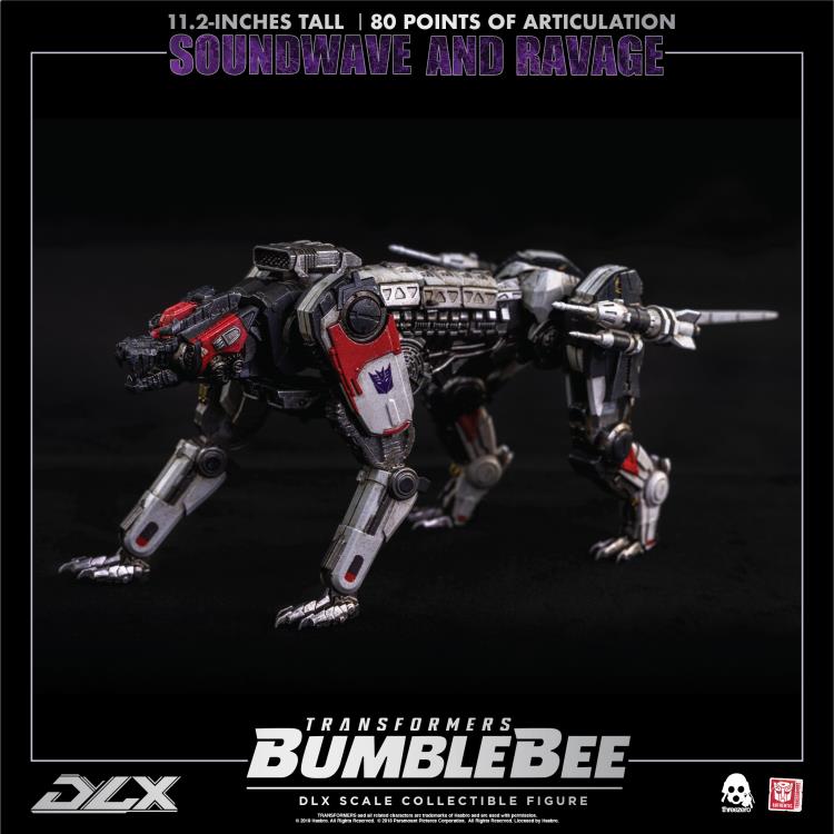 Threezero Transformers: Bumblebee DLX Scale Collectible Series Soundwave and Ravage