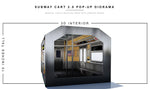 Subway Car (2.0) 1/12 Scale Pop-Up Diorama