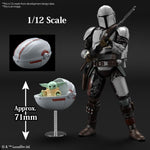 The Mandalorian Grogu 1/4 & 1/12 Scale Model Kit Set