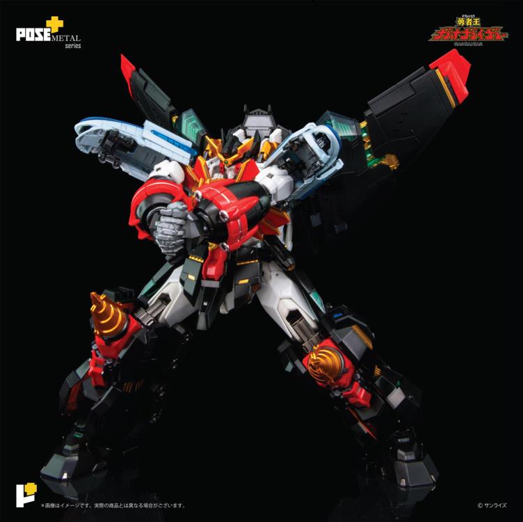 GAOGAIGAR フィギュア P.BANDAI Pose+ Metal Series P+06 - The King of Braves GaoGaiGar - GaoGaiGar