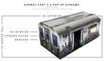 Subway Car (2.0) 1/12 Scale Pop-Up Diorama