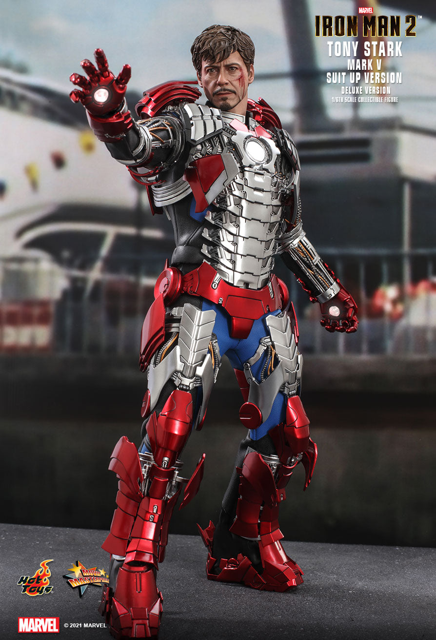 Iron Man 2 - Tony Stark (Mark V Suit Up Ver.) MMS600-D18 – MOTHERBASE