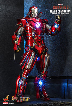 Iron Man 3 - Silver Centurion (Mark XXXIII Suit Up Ver.) MMS618-D43