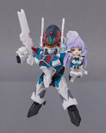 Macross Delta Tiny Session - VF-31S Siegfried (Arad Use Ver.) & Mikumo Guynemer Figure Set