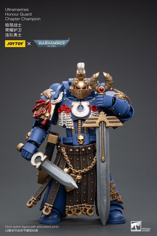 Warhammer 40K Ultramarines Honor Guard Chapter Champion 1/18 Scale Figure