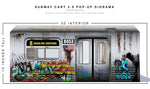 Subway Car (2.0) 1/12 Scale Pop-Up Diorama