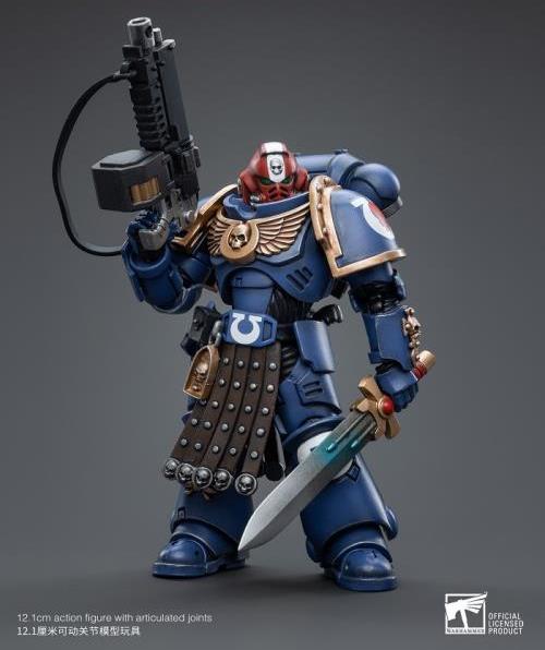Warhammer 40k Ultramarines Intercessor Veteran Sergeant Brother Aeontas 1/18 Scale Figure