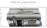 Subway Car (2.0) 1/12 Scale Pop-Up Diorama