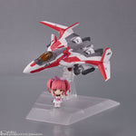 Macross Delta Tiny Session - VF-31C Siegfried (Mirage Use Ver.) & Makina Nakajima Figure Set