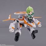 Macross Delta Tiny Session - VF-31E Siegfried (Chuck Mustang Use Ver.) & Reina Prowler Figure Set