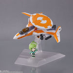 Macross Delta Tiny Session - VF-31E Siegfried (Chuck Mustang Use Ver.) & Reina Prowler Figure Set