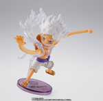 S.H.Figuarts x World Collectable Figure Monkey D. Luffy (Gear 5 Ver.) - P-Bandai