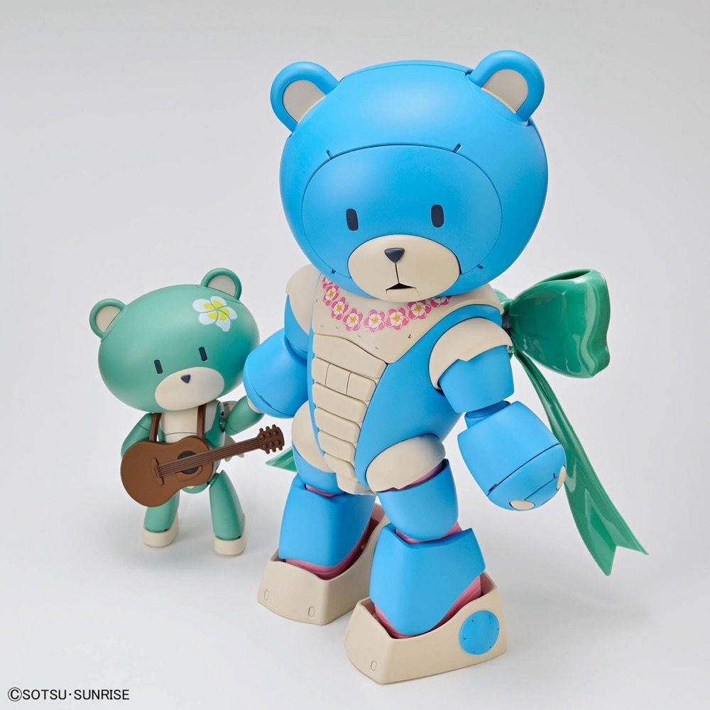 HGGBM#09 Beargguy Ohana, Petit'GGuy & AloHalo 1/144 Scale Model Kit