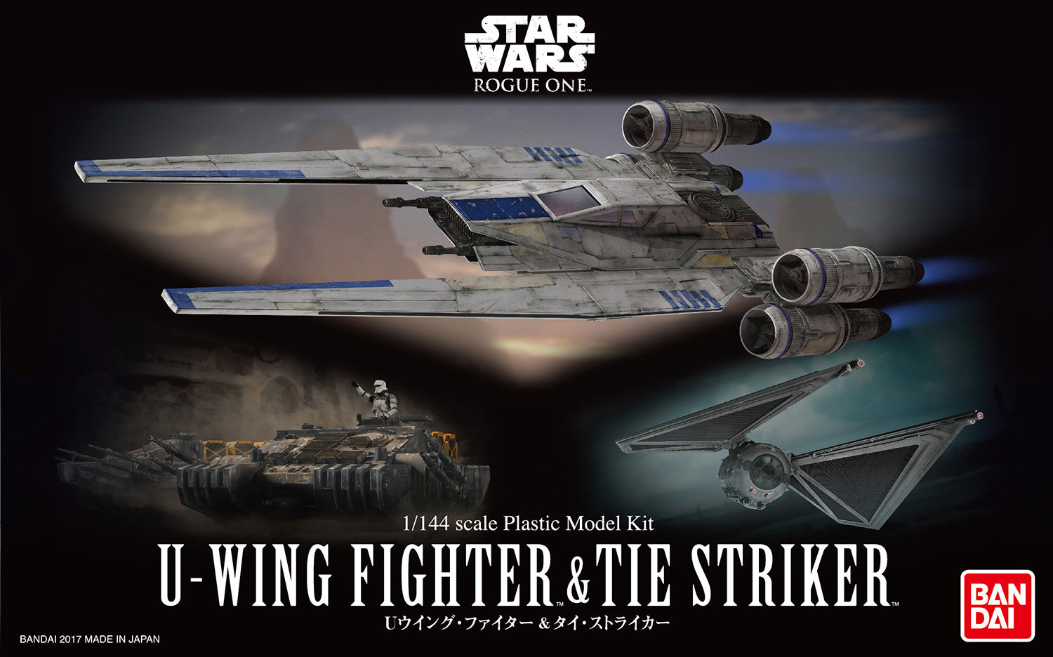 U-Wing Fighter & Tie Striker 1/144 Scale Model Kit