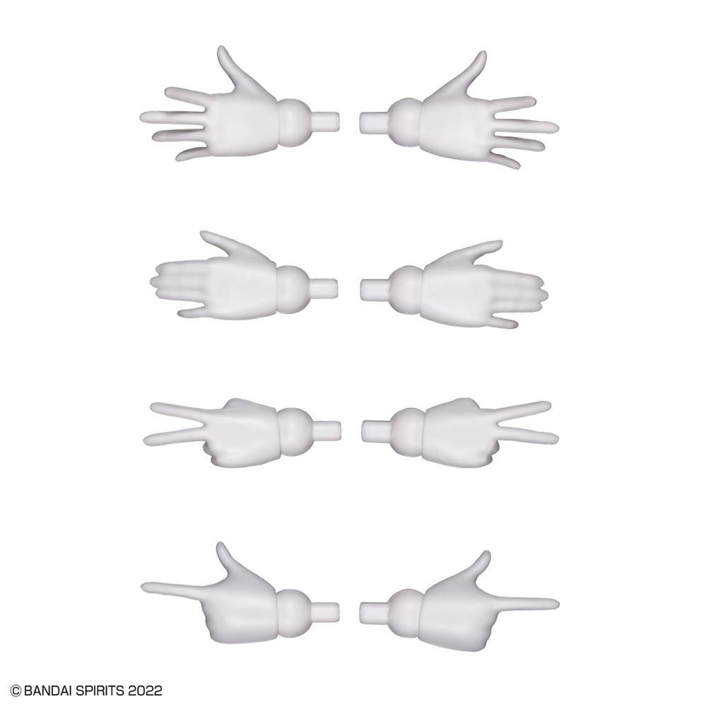 30 Minutes Sisters Option Hand Parts (Black & White) Accessory Pack