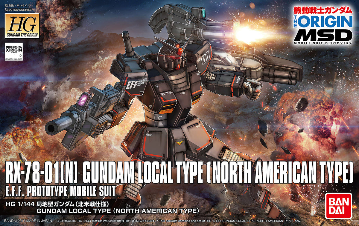 HG#017 Gundam Local Type (North American Type)
