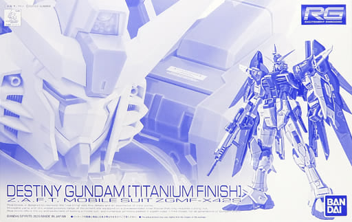 RG Destiny Gundam (Titanium Finish) - P-Bandai Exclusive