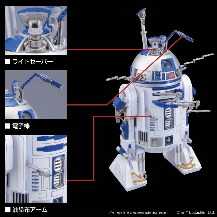 R2-D2 (Rocket Booster Ver.) 1/12 Scale Model Kit