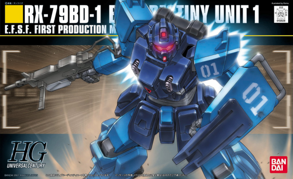 HGUC#080 RX-79BD-1 Blue Destiny Unit 1