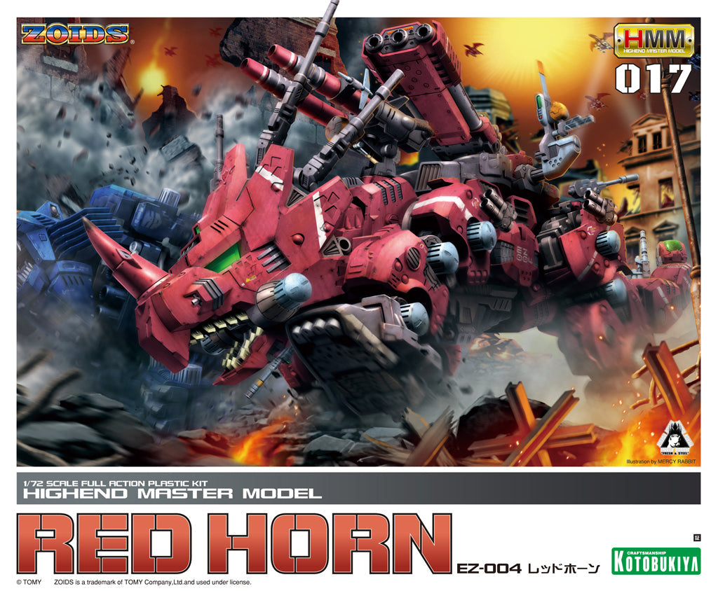HMM #017 Zoids EZ-004 Red Horn Model Kit