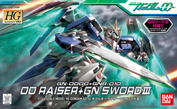 HG #54 OO Raiser + GN Sword III