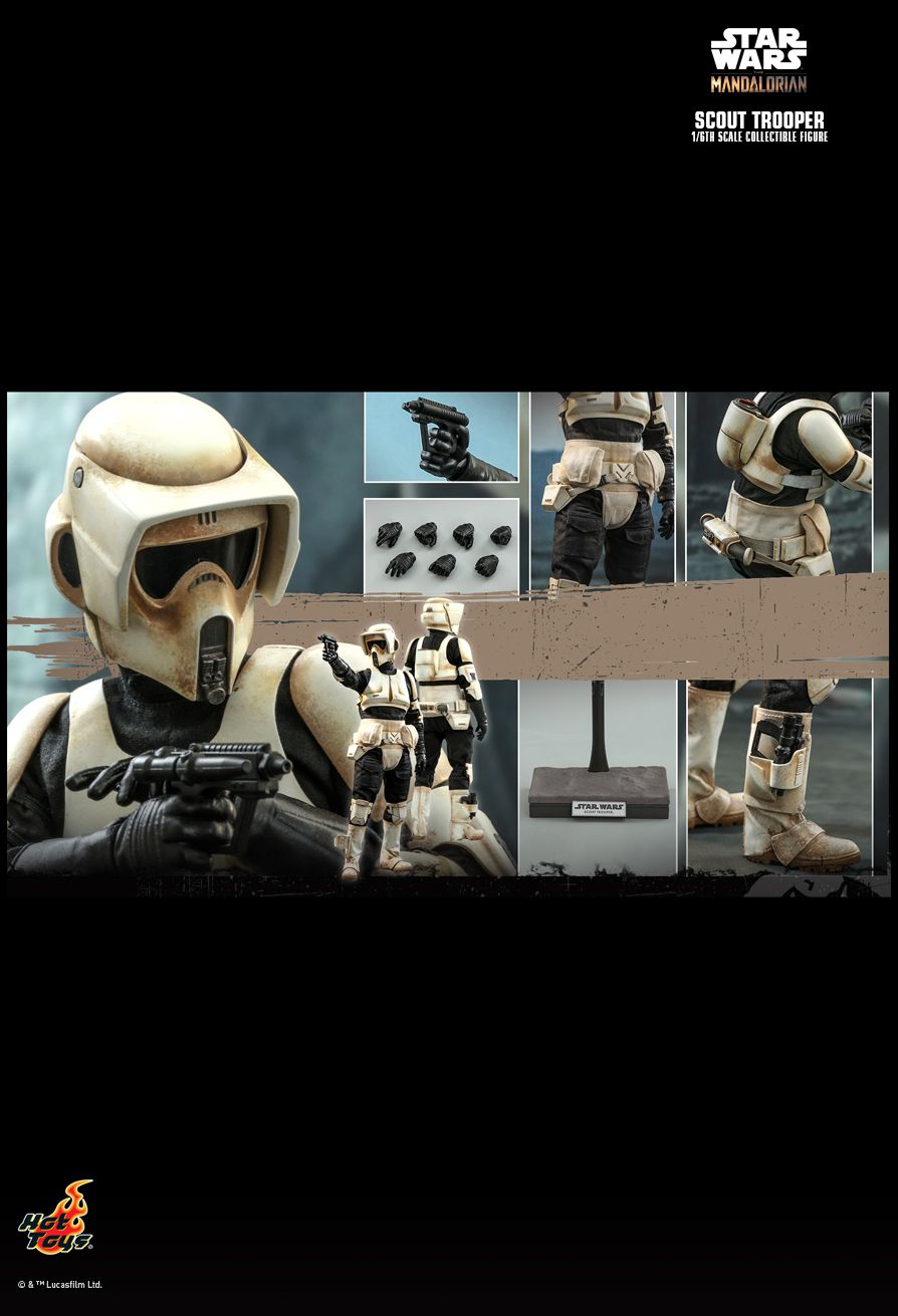 Star Wars The Mandalorian: Scout Trooper TMS016