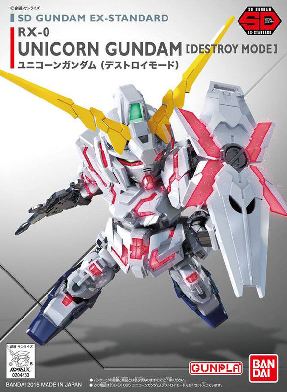 BB EX-Standard 005 RX-0 Unicorn Gundam (Destroy Mode)