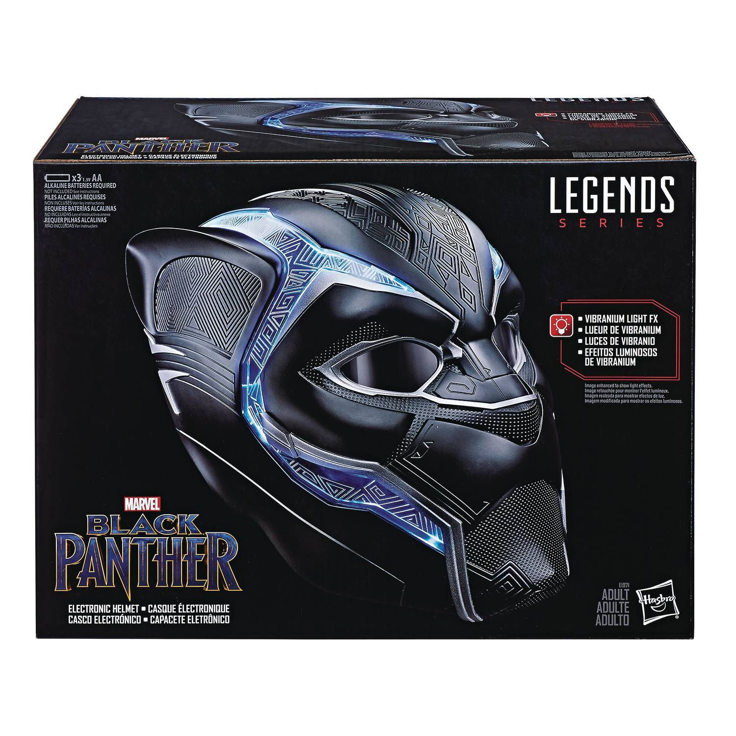 Marvel Legends Black Panther 1:1 Wearable Helmet