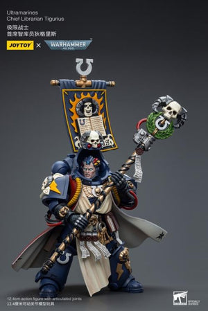 Warhammer 40K Ultramarines Chief Librarian Tigurius 1/18 Scale Figure