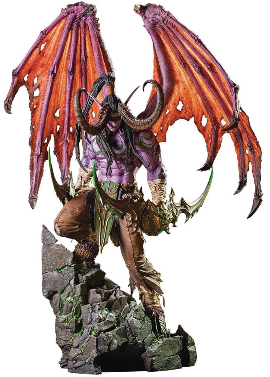 World of Warcraft - Illidan 24in Statue