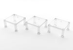 The Simple Stand: Build-On Type Three-Pack (Translucent)
