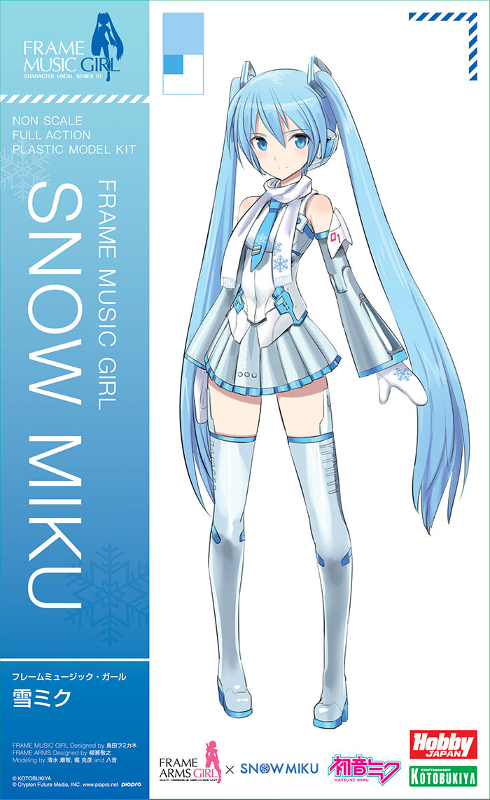 Frame Music Girl - Snow Miku Model Kit