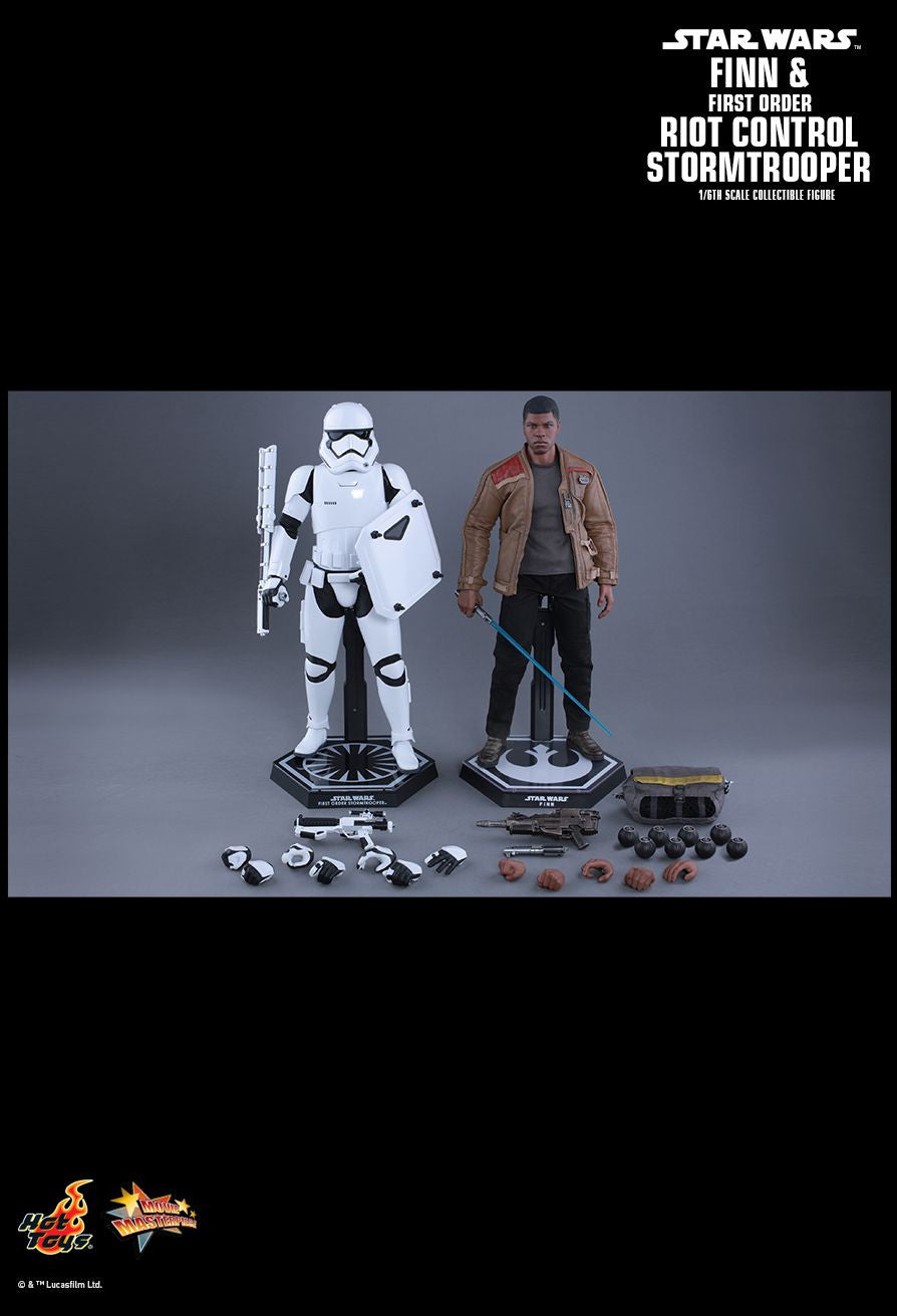 Star Wars Episode VII: Finn and First Order Riot Control Stormtrooper MMS346