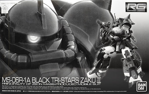 RG MS-06R-1A Zaku II (Black Tri-Stars) - P-Bandai Exclusive