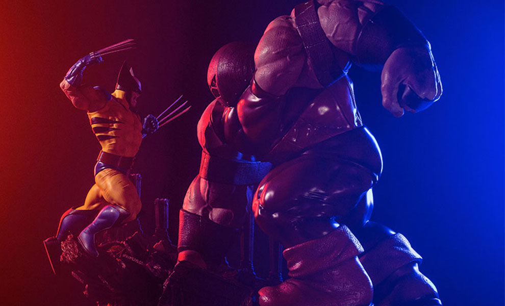 Wolverine vs Juggernaut 1:6 Diorama