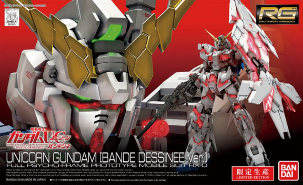 RG RX-0 Unicorn Gundam [Bande Dessinee Ver.] Limited Edition