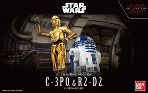 C-3PO & R2-D2 1/12 Scale Model Kit