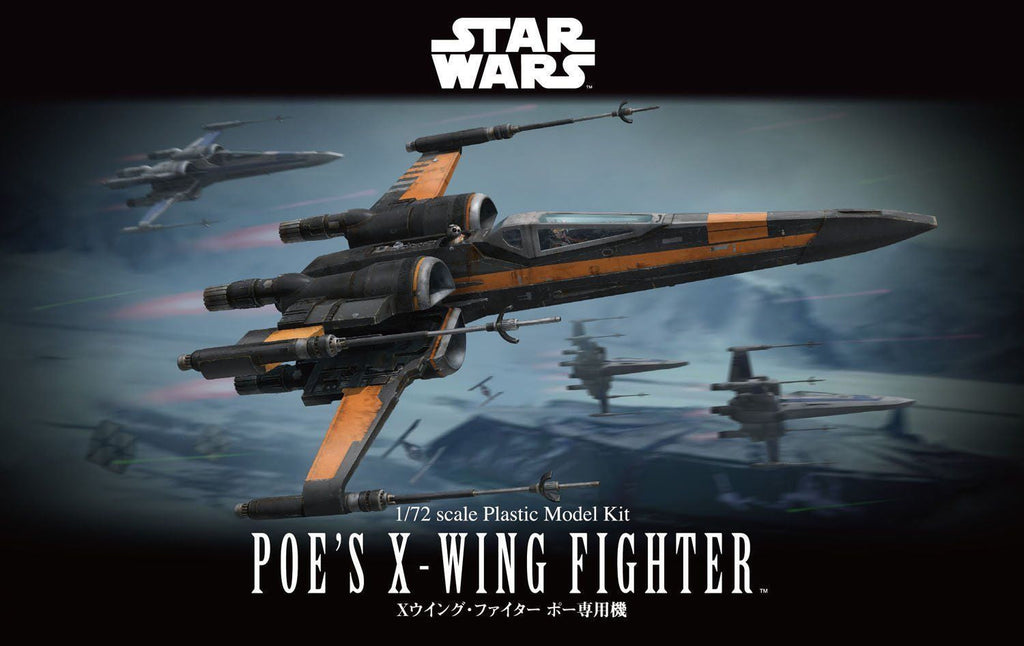 Poe's X-Wing Starfighter 1/72 Scale Model Kit