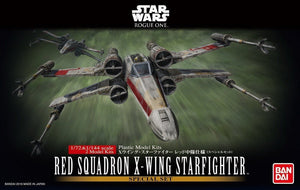 Red Squadron X-Wing Fighter 1/72 & 1/144 Scale Model Kit - Special Set