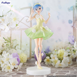 Re:Zero Starting Life in Another World Trio-Try-iT Rem (Flower Dress Ver.) Figure